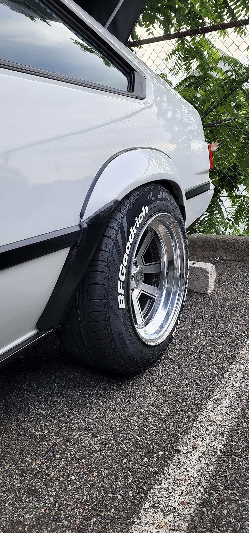 Tire Stickers - Create Your Own Custom Tire Lettering Add-On Accessory - DIY/Easy/Glue & 2oz Touch-Up Cleaner - Custom Sizing/White (Pack of 8) customer photo 2