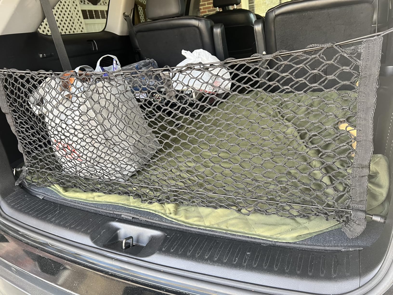 Envelope Style Trunk Mesh Cargo Net | for Toyota Highlander 2014-2026 Regular & Hybrid Car Accessories | Premium Trunk Organizers and Storage | SUV Truck Cargo Nets customer photo 1