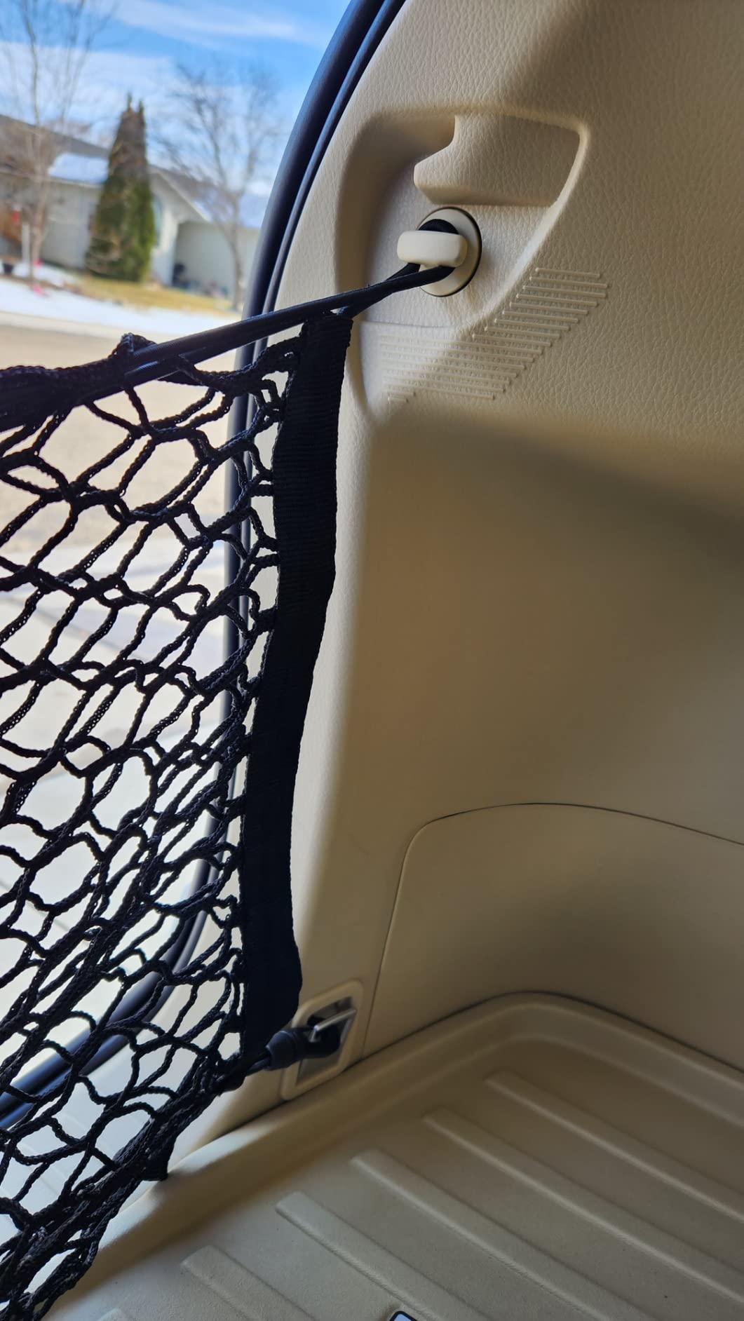 Envelope Style Trunk Mesh Cargo Net | for Toyota Highlander 2014-2026 Regular & Hybrid Car Accessories | Premium Trunk Organizers and Storage | SUV Truck Cargo Nets customer photo 2