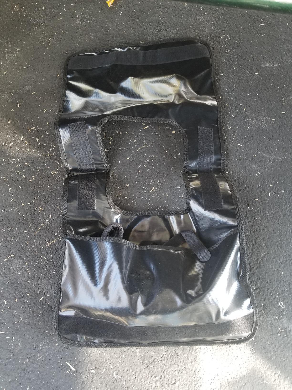 ALL-TOP Winch Damper, Vinyl Winch Cable Damper for Safety Recovery absorb Break Energy when Cable or Rope break - High Visibility Reflective Strip, Black, 1 pc customer photo 2