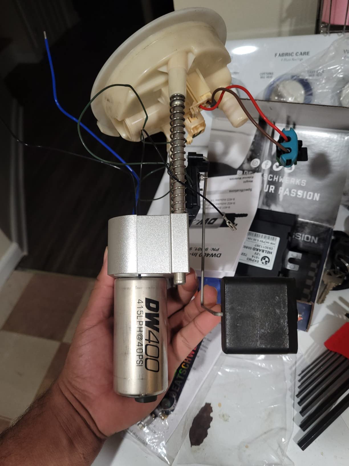 DeatschWerks 415LPH in-Tank Fuel Pump W/9-1001 Install Kit customer photo 1