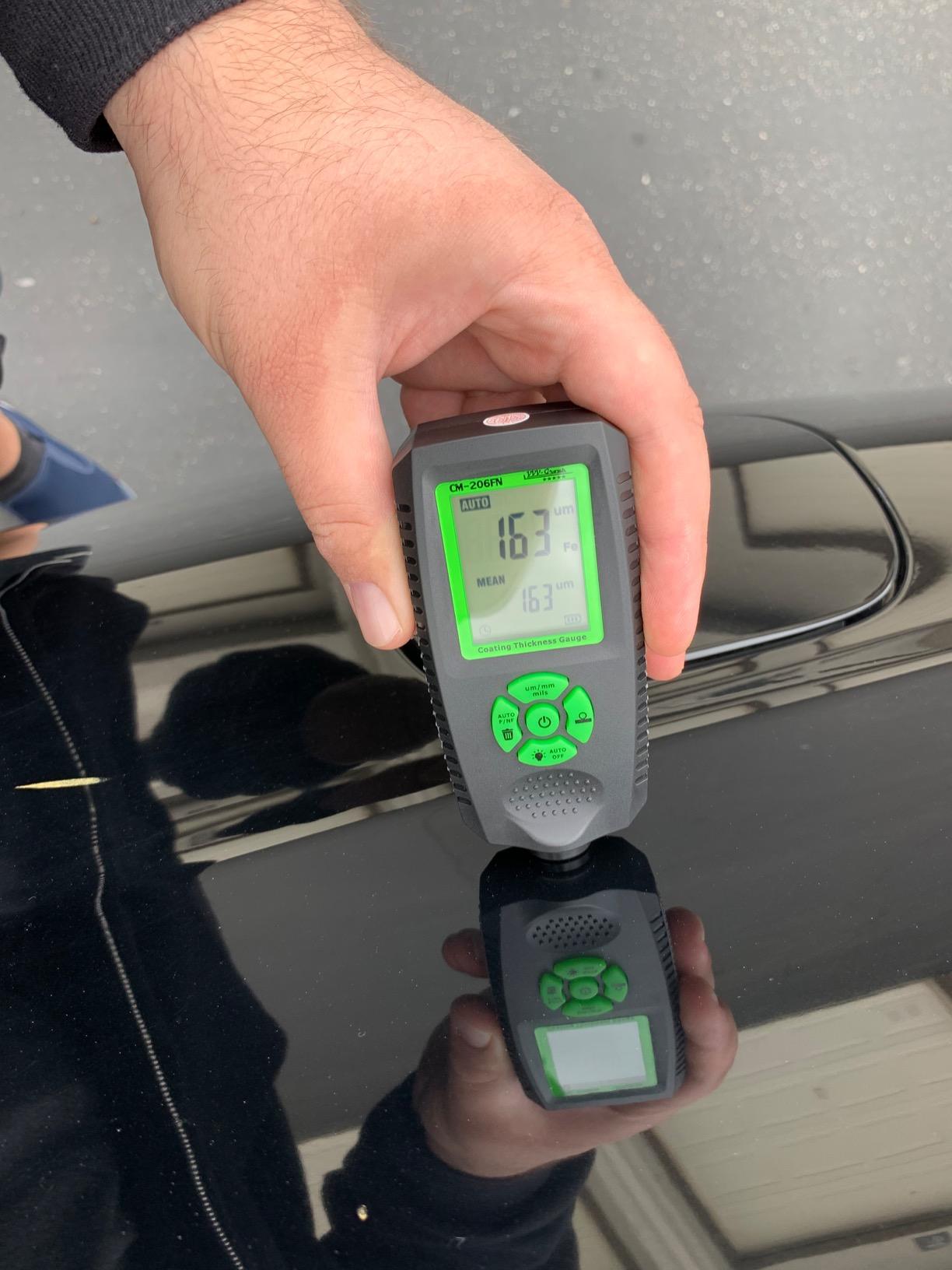 Paint Thickness Gauge - CM-206X Automotive Coating Thickness Meter 0-59.1 mils (0-1500 µm), 0.001 mils Resolution, Fe/NFe/Zn Auto Detection, Ruby Probe customer photo 2