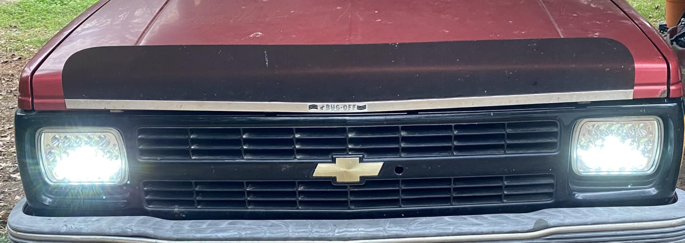 H6054 LED Headlights, Pair Rectangular 5x7 7x6 LED Headlight Hi/Low Sealed Beam Replacement Headlamp Compatible with Jeep Wrangler YJ XJ Chevy Express Ford GMC Savana Toyota Pickup Truck Van customer photo 2