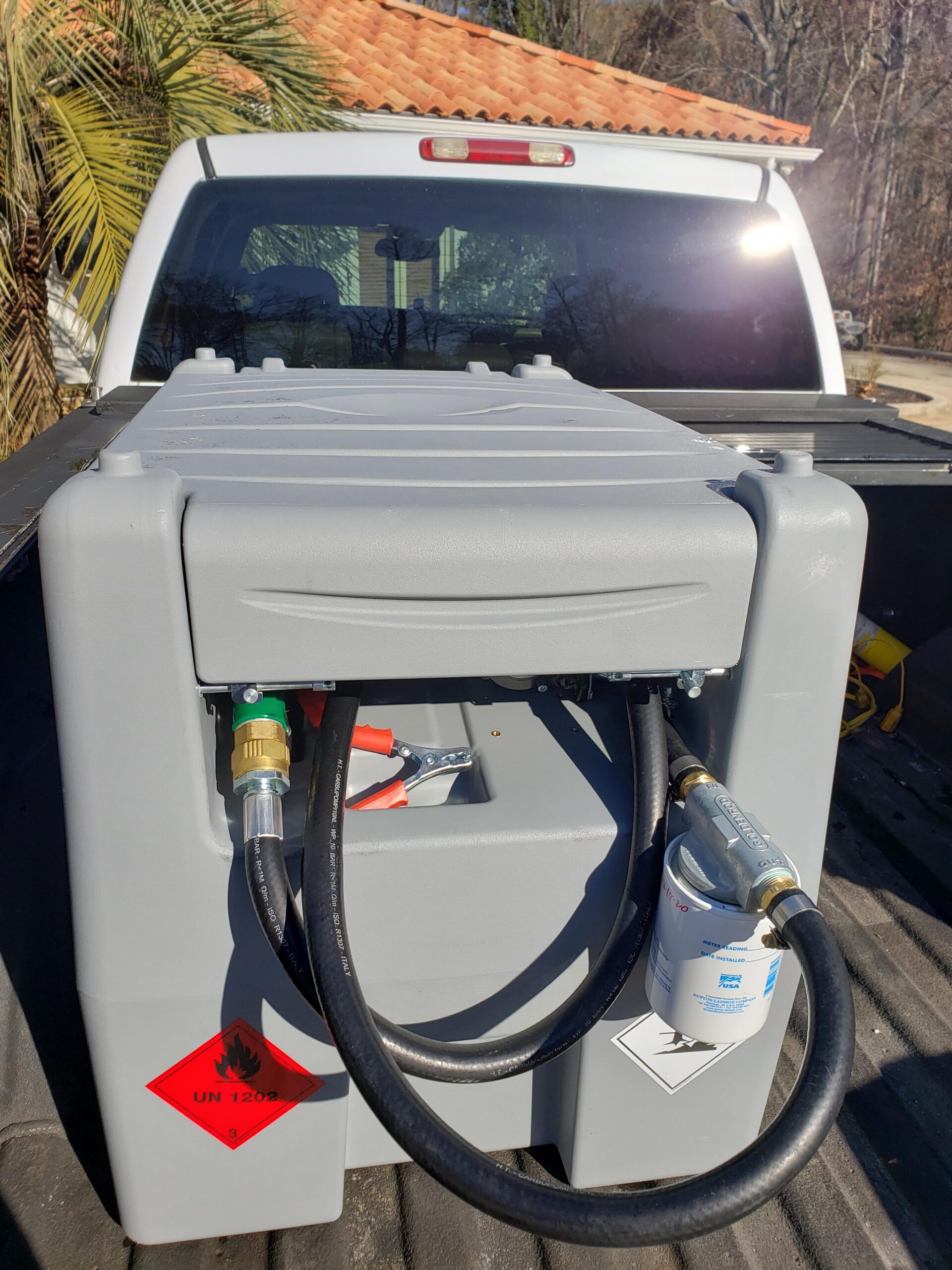 JohnDow Industries JDI-AFT58 58-Gallon Auxiliary Diesel Fuel Tank with 12 Volt Electric Transfer Pump customer photo 1