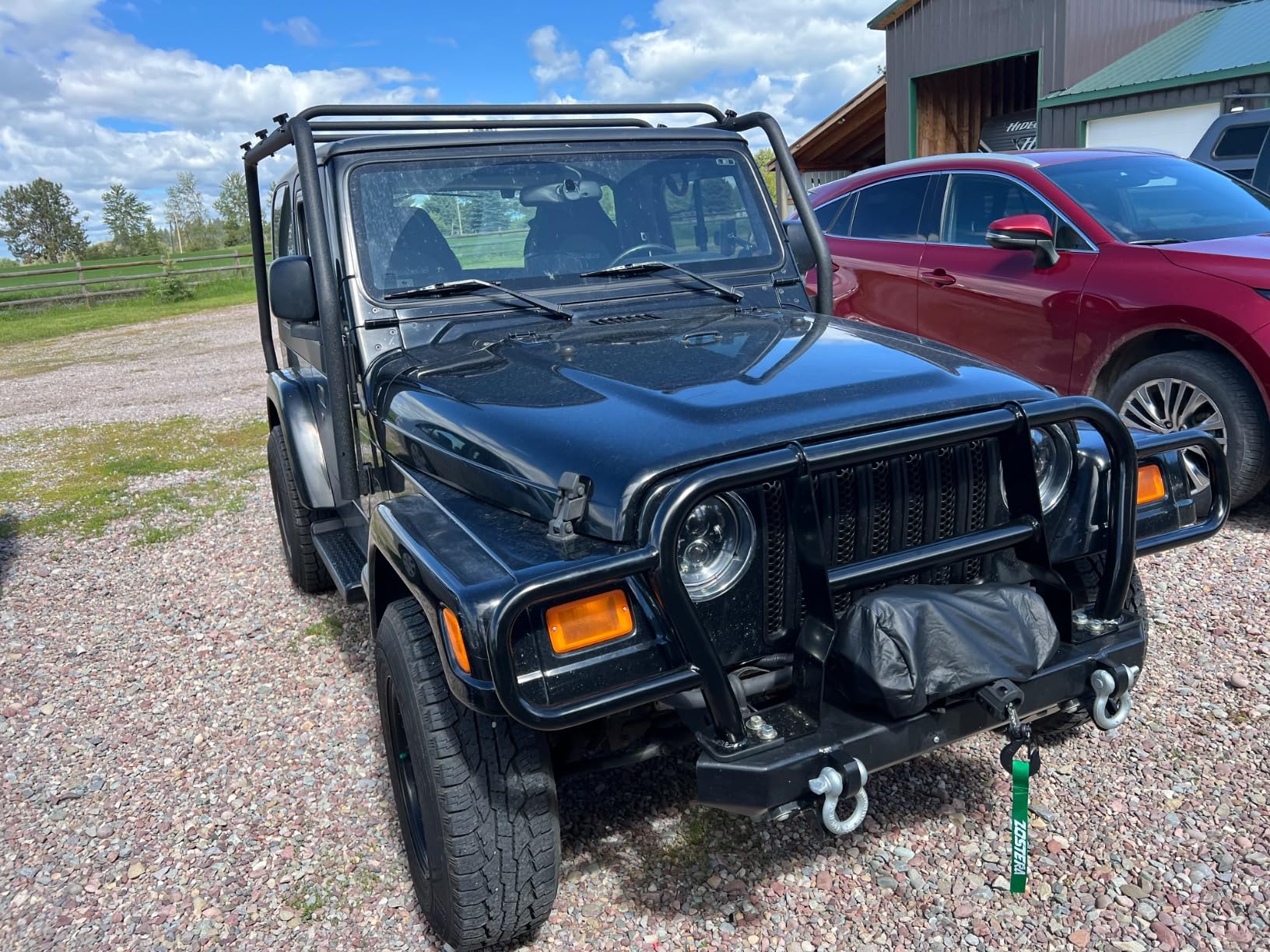 Explore Land Waterproof Universal Winch Cover - Dust Resistant Winches Cover 15.5 x 8.5 x 7 inch - Fits Electric Winches Up to 4,500 lbs customer photo 1