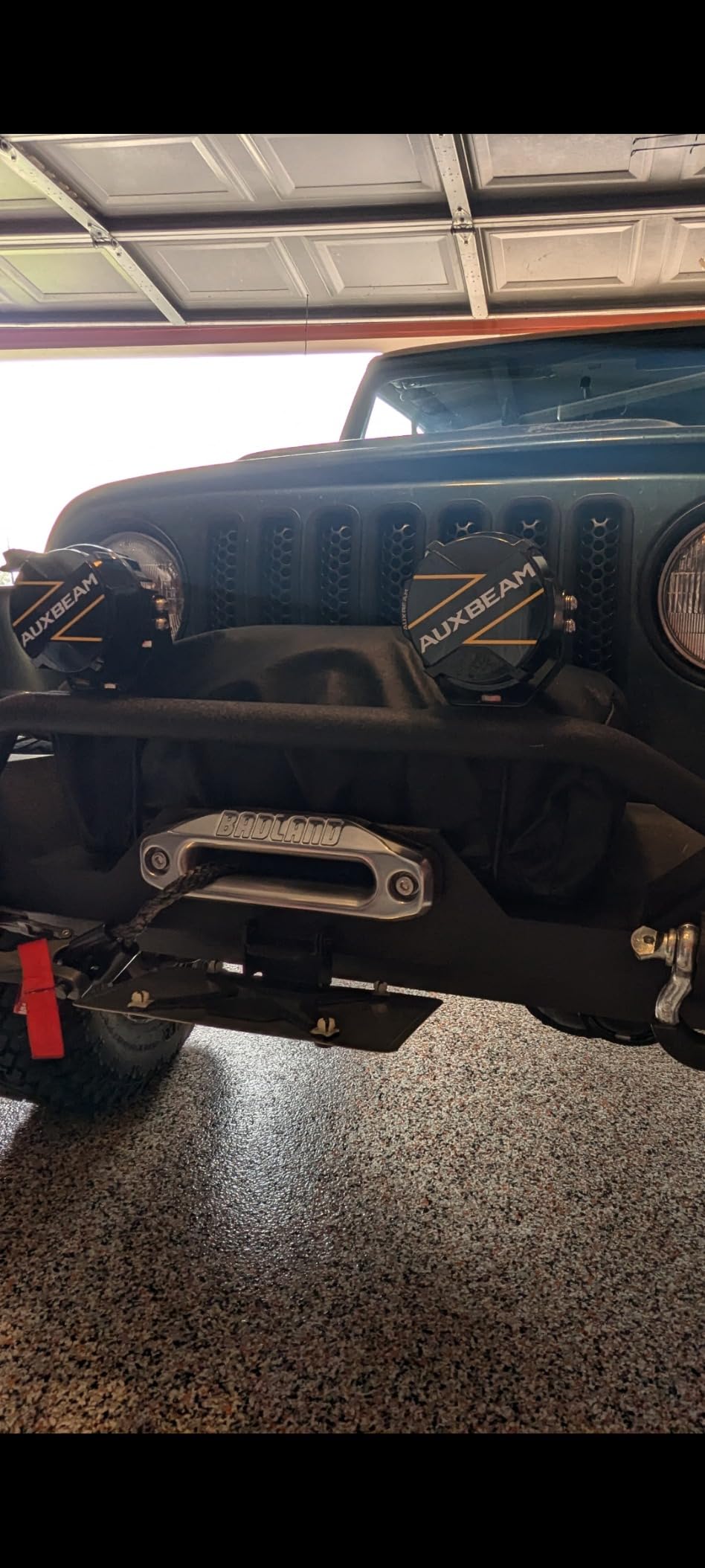 Explore Land Waterproof Universal Winch Cover - Dust Resistant Winches Cover 15.5 x 8.5 x 7 inch - Fits Electric Winches Up to 4,500 lbs customer photo 2