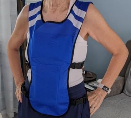 Cooling Vest for Men & Women - Adjustable Lightweight Ice Vest, S-XXL, Includes 8 Ice Packs, Ideal for Motorcycle, MS, Mascots & Outdoor Stay Cool Activities customer photo 1