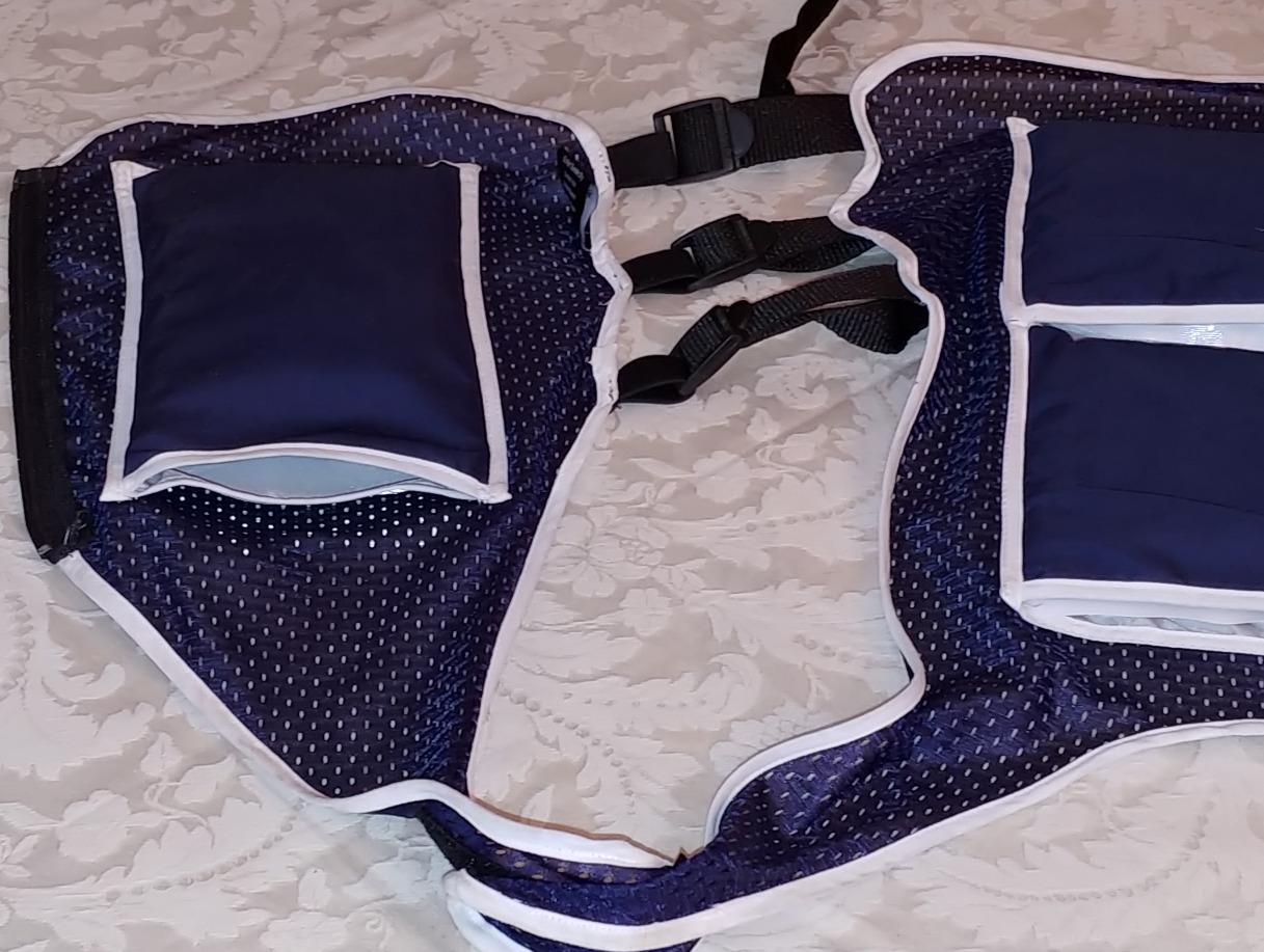 Cooling Vest for Men & Women - Adjustable Lightweight Ice Vest, S-XXL, Includes 8 Ice Packs, Ideal for Motorcycle, MS, Mascots & Outdoor Stay Cool Activities customer photo 2