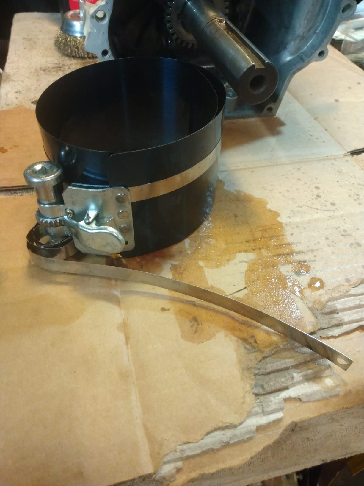 Car Engine Piston Ring Installer Removal Kit - Piston Ring Compressor 2 1/8