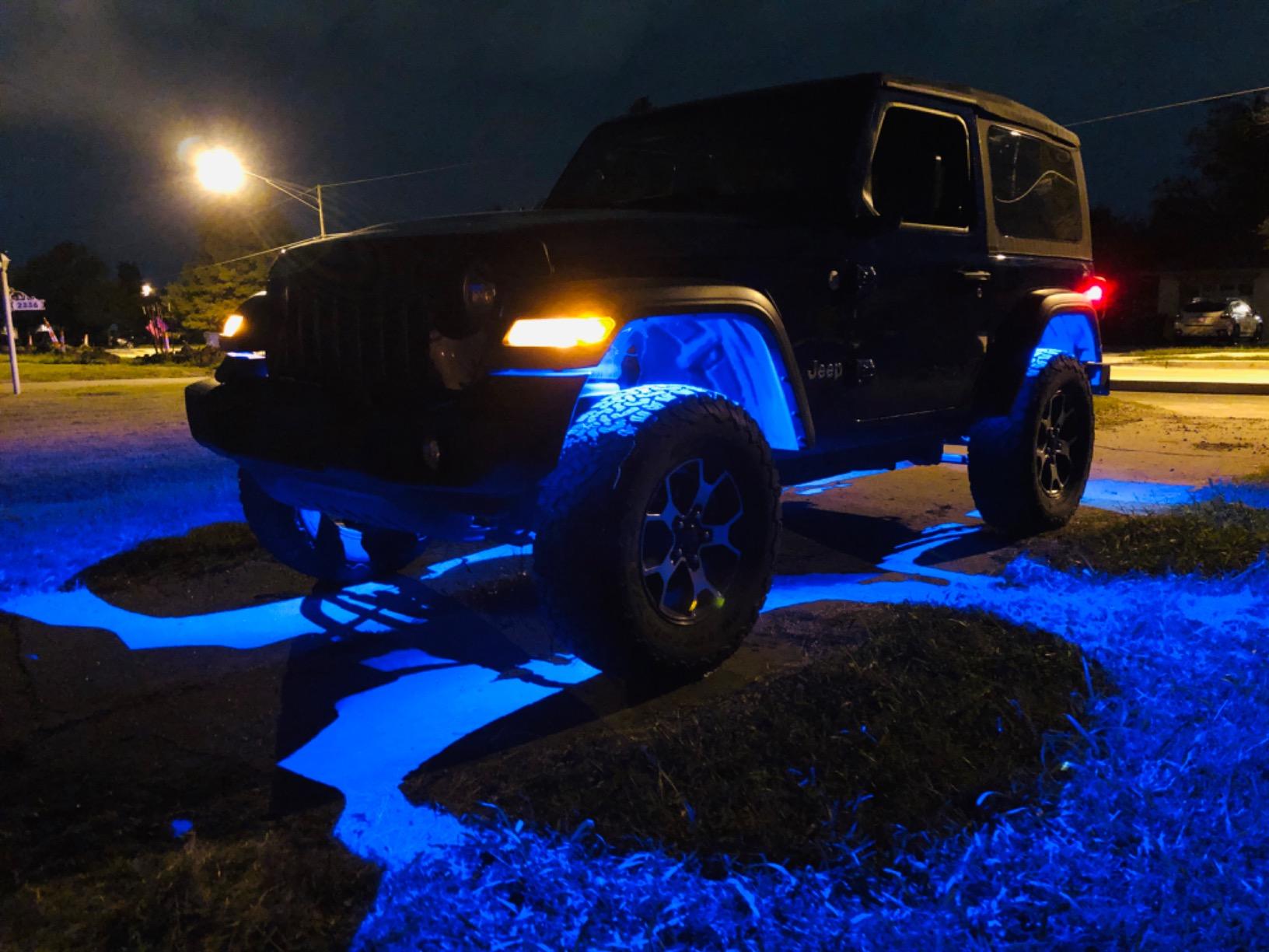 MICTUNING 2PCS 10FT 4 Pin Extension Cables - Exclusive for 2nd-Gen RGB Rock Lights and P1Y P1s P1C P8 Series Switch Panel Connection customer photo 2