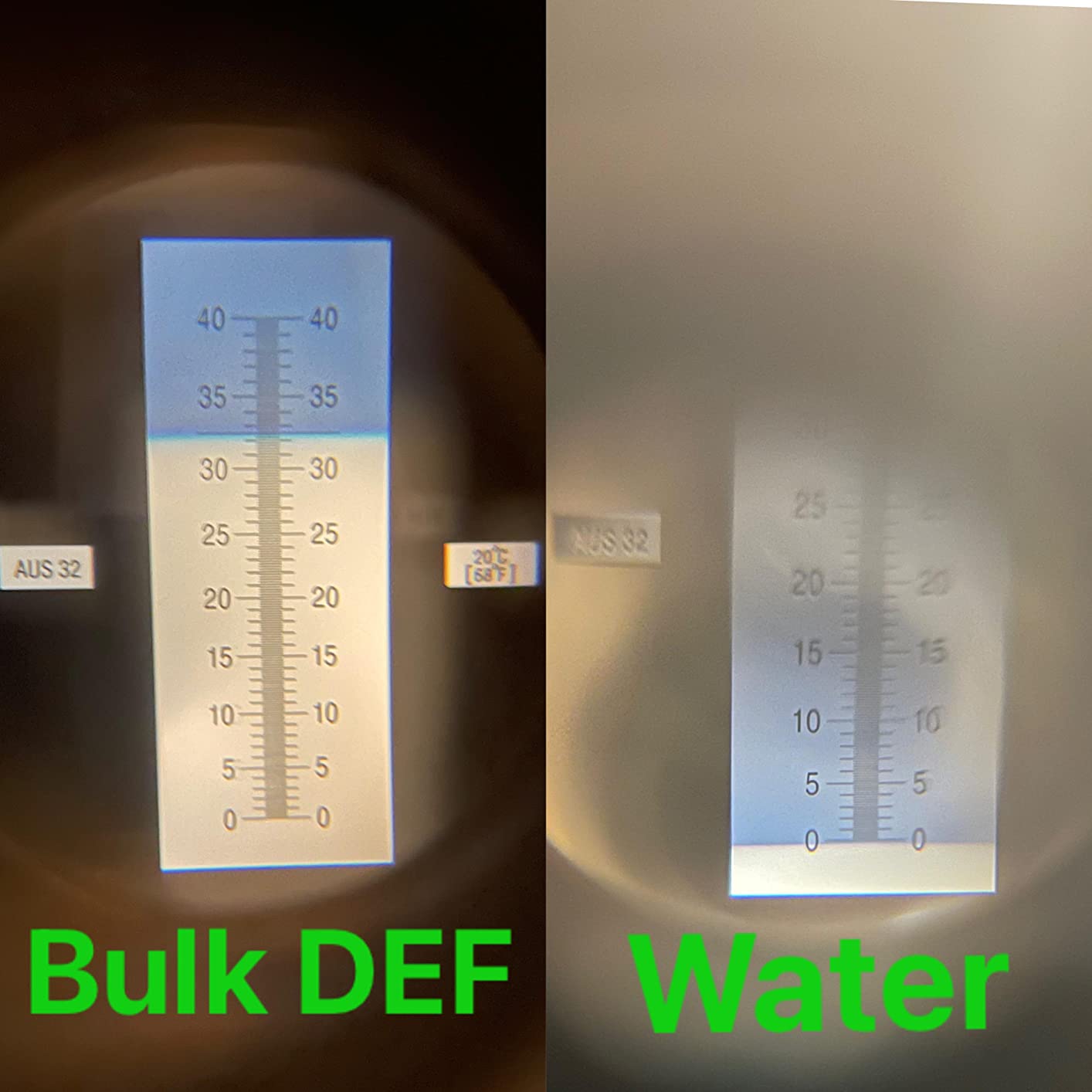 DEF Refractometer for Measuring Diesel Exhaust Fluid Concentration of Diesel Engines customer photo 2