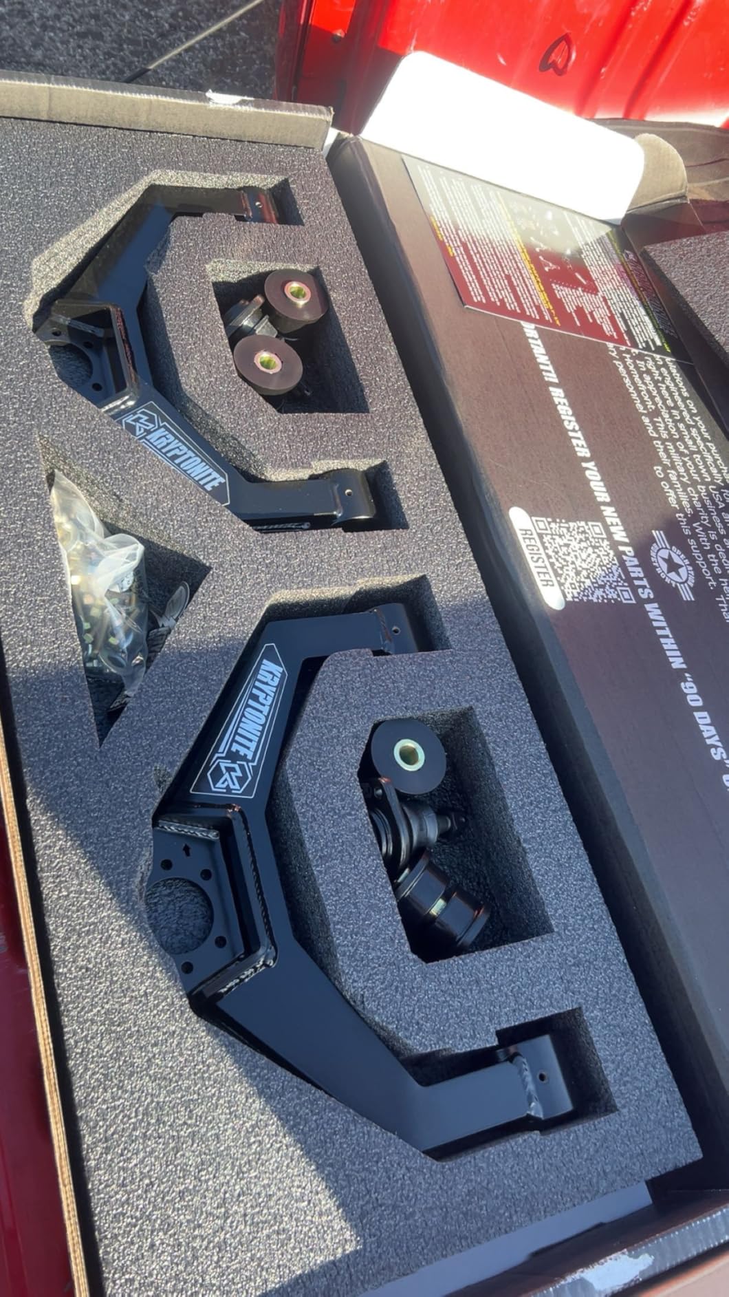 Kryptonite Upper Control Arm Kit For 2011-2019 Chevy GMC 2500HD 3500HD Pickup customer photo 1