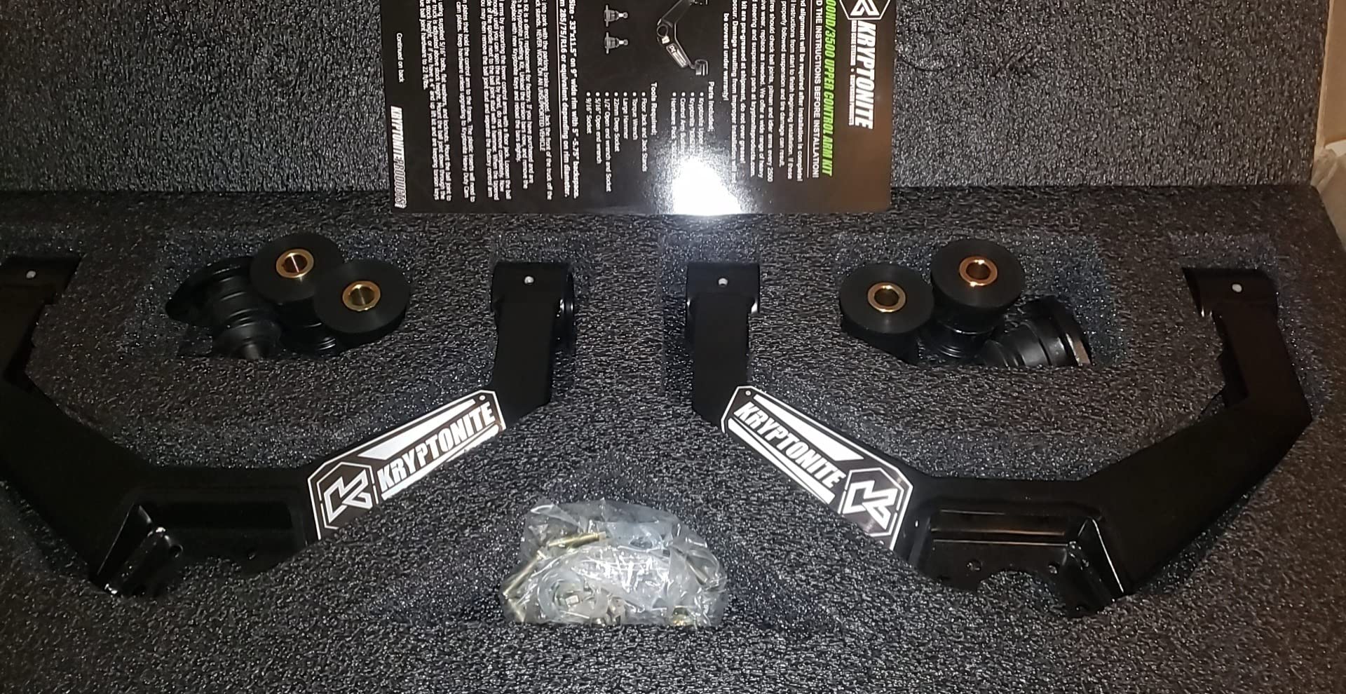Kryptonite Upper Control Arm Kit For 2011-2019 Chevy GMC 2500HD 3500HD Pickup customer photo 2