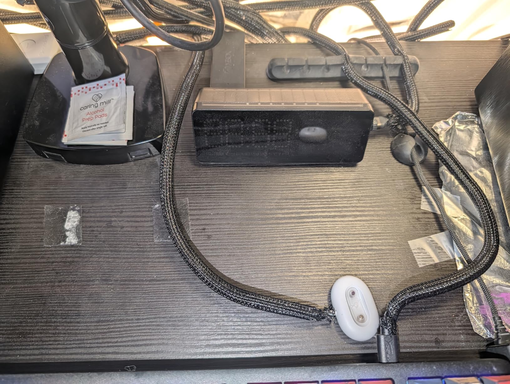 Alex Tech 25ft - 1/4 inch Cord Protector Wire Loom Tubing Cable Sleeve Split Sleeving For USB Cable Power Cord Audio Video Cable customer photo 1