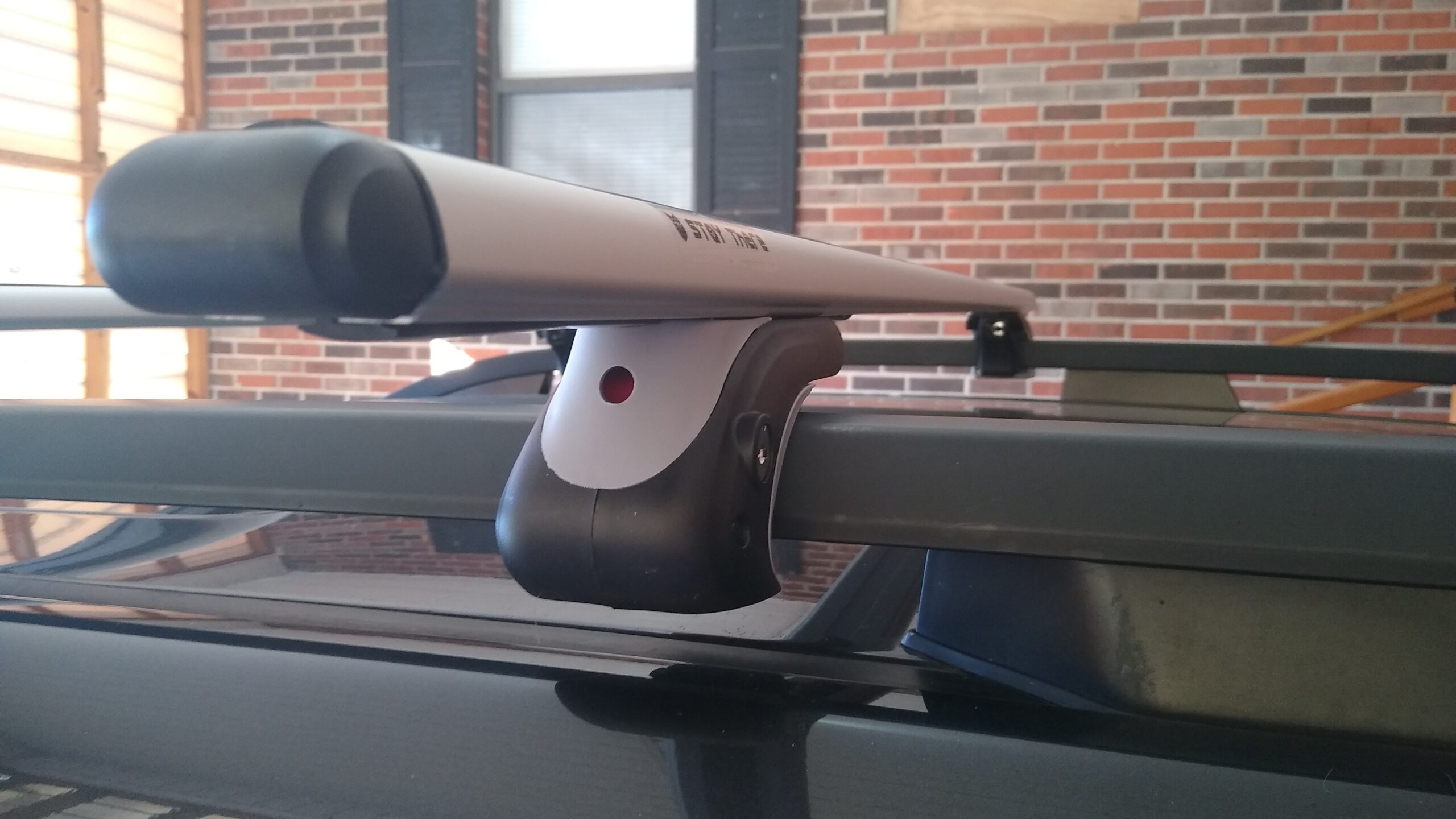 Stay There Car Roof Rack Cross Bars 56 inch Aero Thick Aluminum Universal Crossbars Roof Rack Adjustable Roof Cross Bars, Fits Most Vehicles with Existing Raised Side Rails with Gap- 200 lbs Load Capacity customer photo 2
