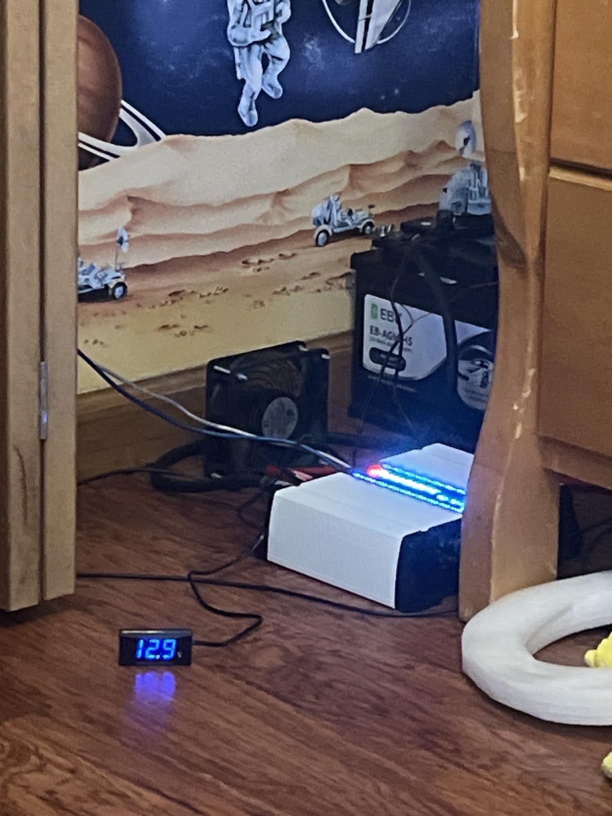 DC 12V Car Digital Voltmeter Gauge - AIMILAR LED Display Voltage Volt Meter for Car Motorcycle (Blue) customer photo 2