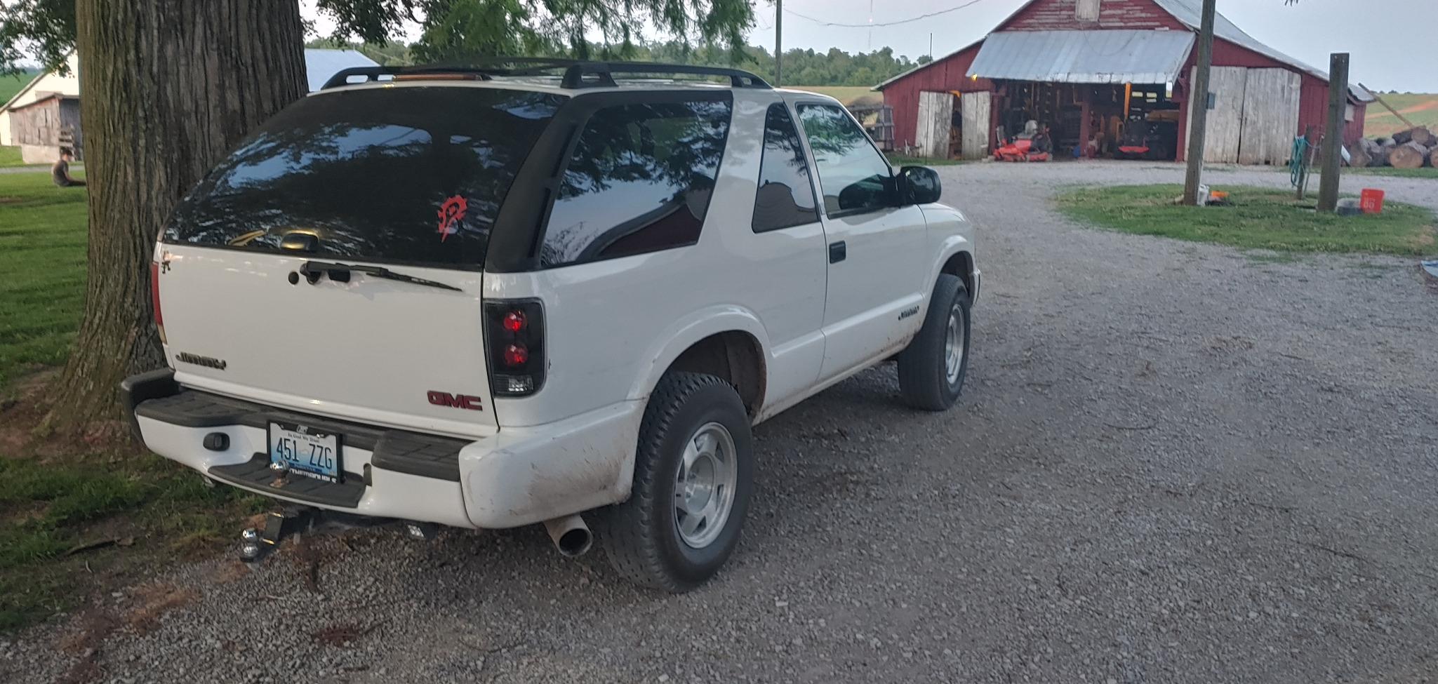 ACANII - For Black 1995-2005 Chevy Blazer GMC Jimmy S10 Tail Lights Brake Lamps Aftermarket Driver & Passenger Side customer photo 1