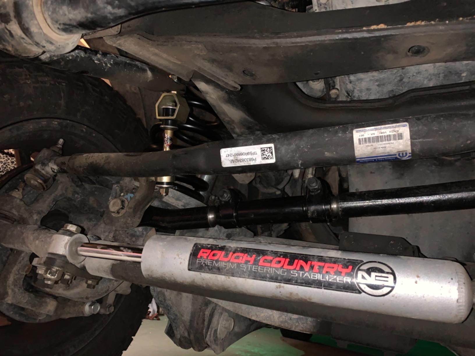 Rough Country Forged Front Adjustable Track Bar for 2014-2024 Ram 2500-31004 customer photo 1