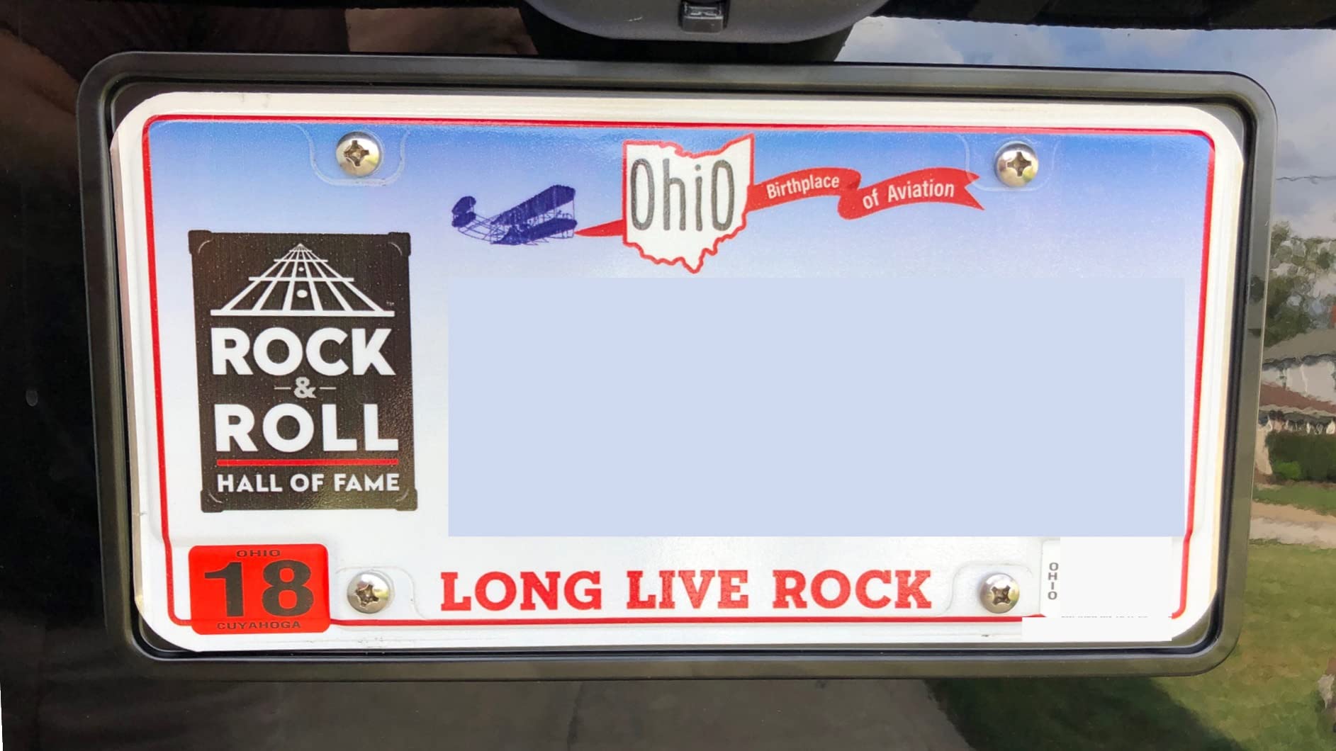 Stainless Steel License Plate Durable Car Tag Holder Backing Reinforce Bracket (Black) customer photo 1