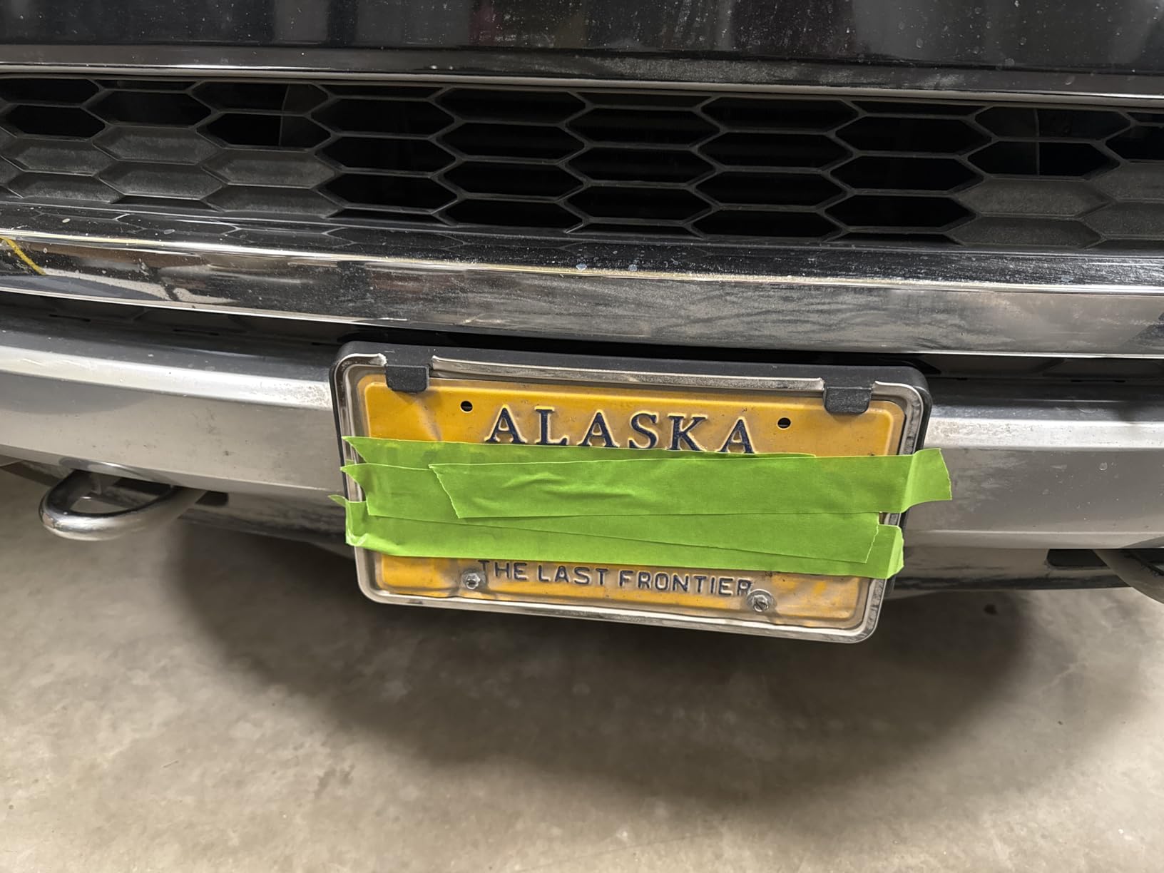 Stainless Steel License Plate Durable Car Tag Holder Backing Reinforce Bracket (Black) customer photo 2