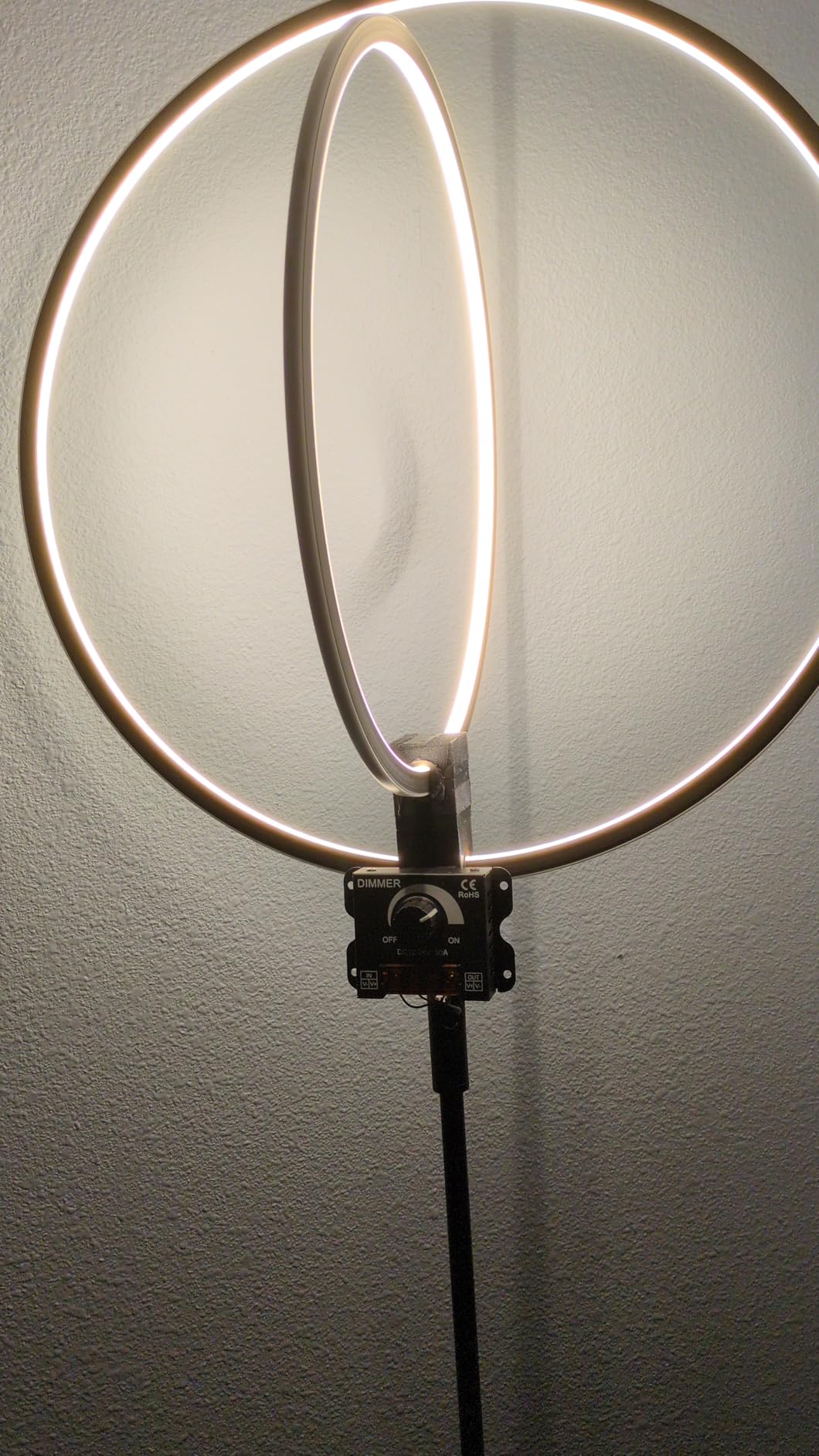 SUPERNIGHT LED Light Strip Dimmer, DC12V-24V 30A PWM Dimming Controller for Dimmer Knob Adjust Brightness ON/Off Switch with Aluminum Housing customer photo 1