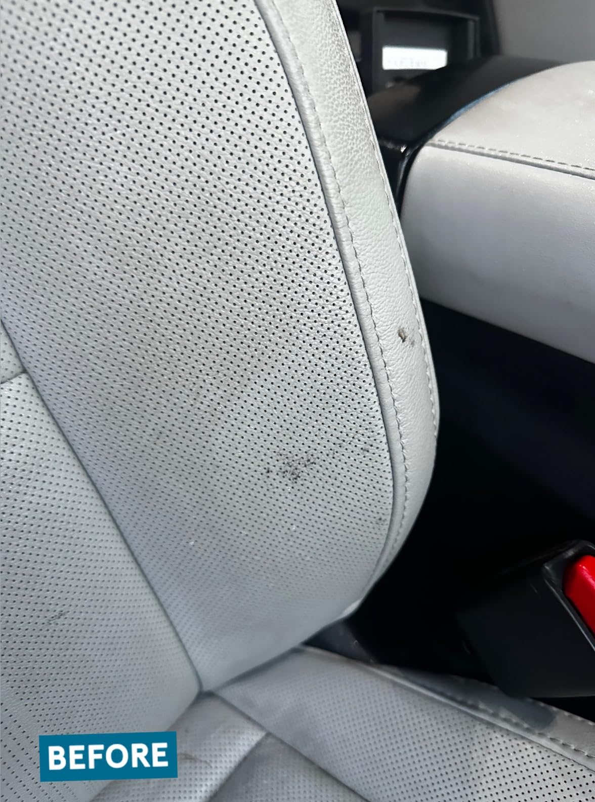 Carfidant Ultimate Car Interior Cleaner - Professional Stain and Odor Remover for Leather, Fabric, Carpet - Tesla Safe, Pet & Kid Friendly - Works on All Interior Surfaces - 18oz + Microfiber Towel customer photo 1