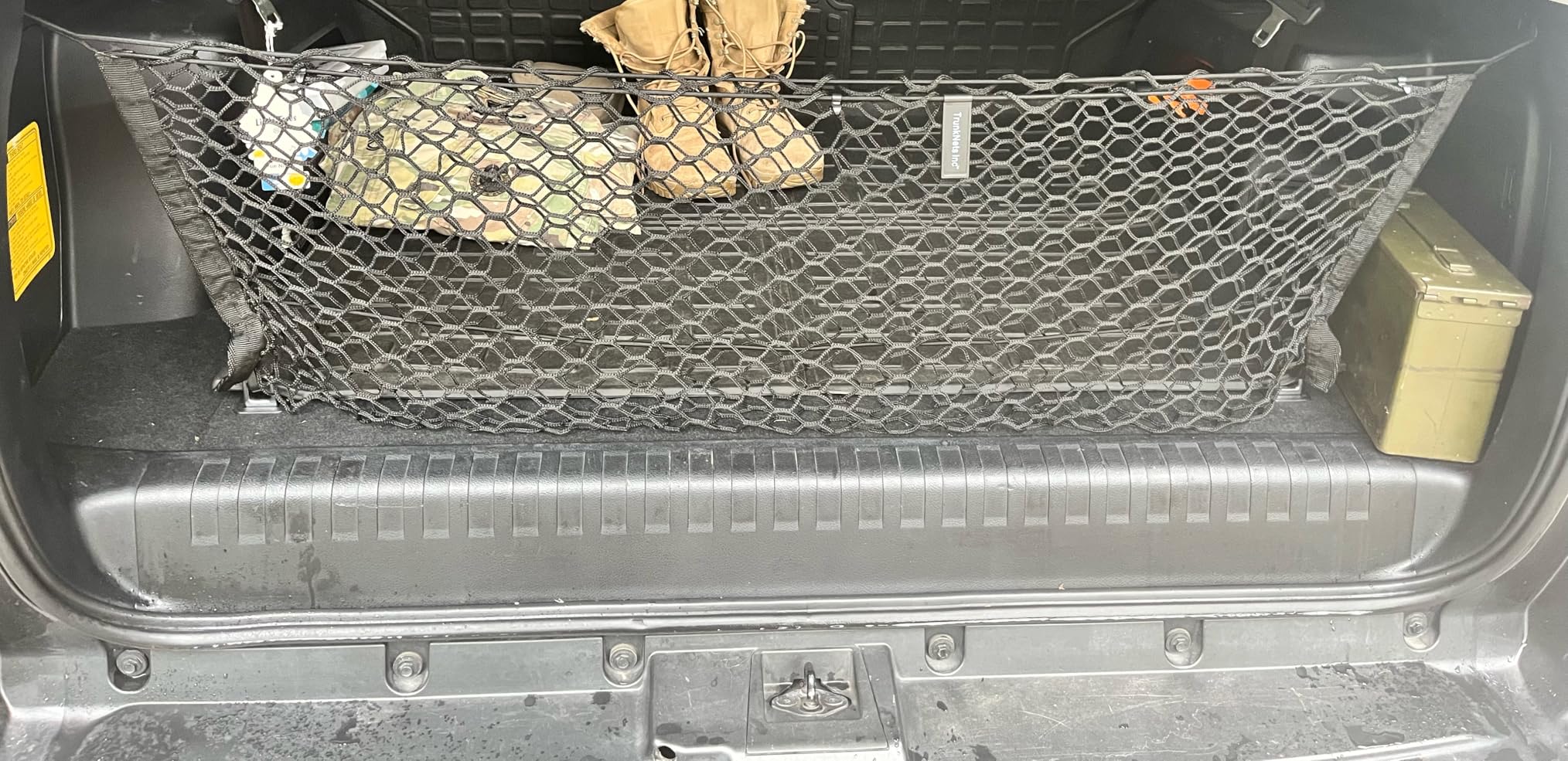 Envelope Style Automotive Elastic Trunk Mesh Cargo Net for Toyota 4Runner 3 Row Model Only 2010-2026 - Premium Trunk Organizer and Storage - Luggage Net for SUV customer photo 2