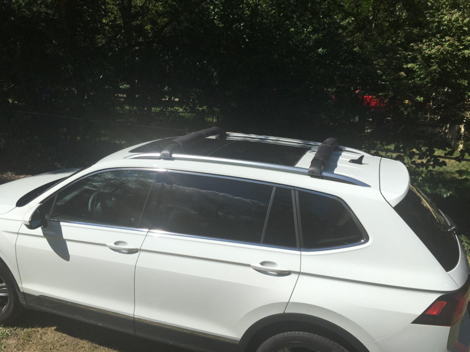 BrightLines Roof Rack Crossbars Compatible with 2018-2026 Volkswagen Tiguan and 2022-2026 Taos customer photo 1