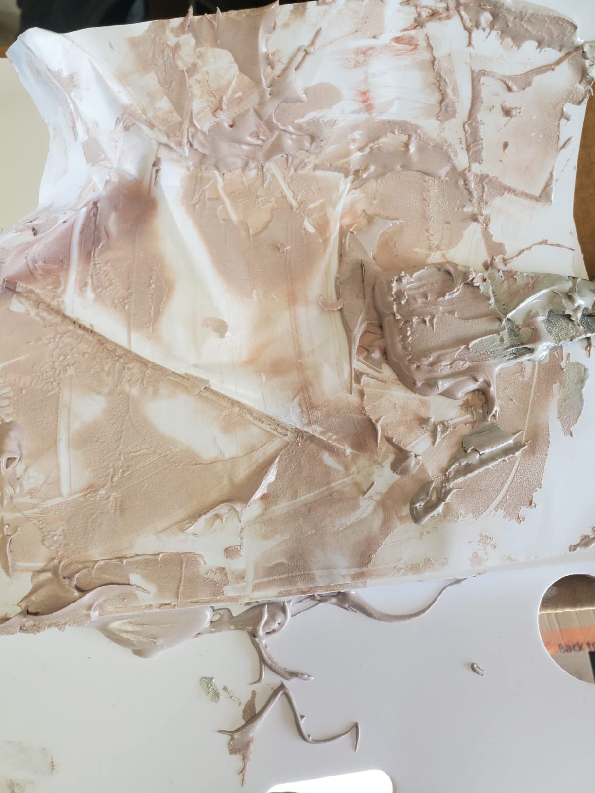 Custom Shop Multi-Layered Disposable Paper Body Filler Mixing Board (100 Sheets) - Automotive Body Filler Spreader Board, Clean Sheets for Mixing customer photo 2