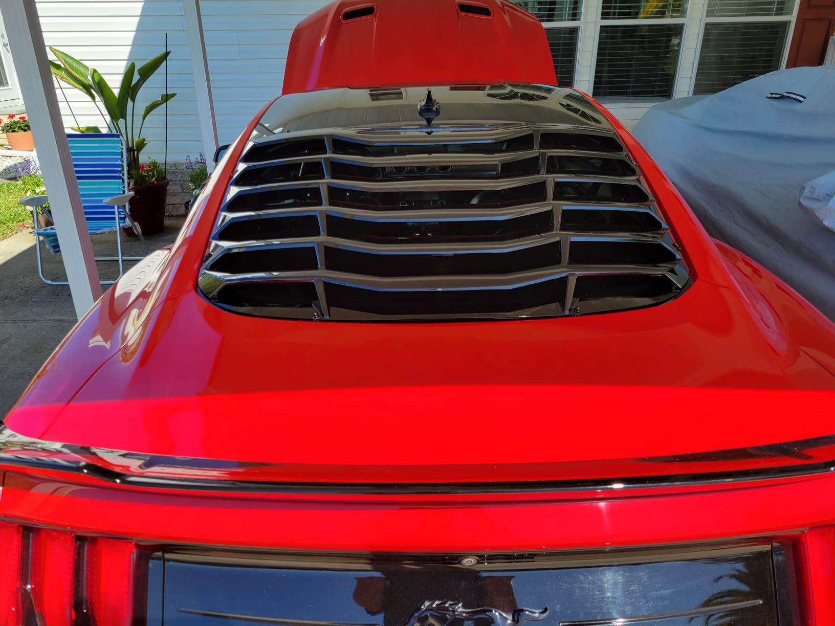 Rear Window Louvers Hardware Installation Hardware Accessories for Ford Mustang Dodge Challenger Camaro (with Double Sided Mounting Tape 3M) customer photo 1