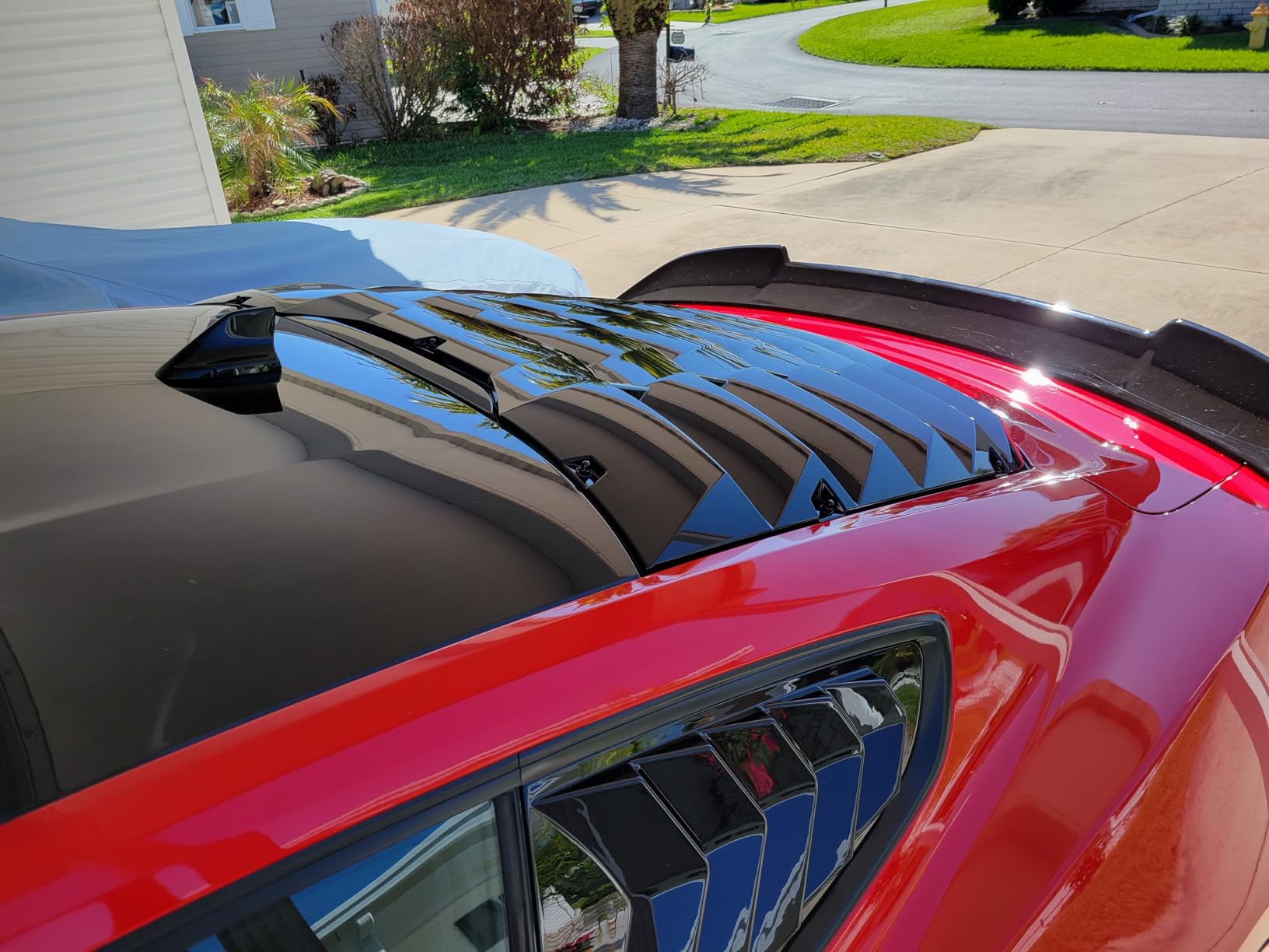 Rear Window Louvers Hardware Installation Hardware Accessories for Ford Mustang Dodge Challenger Camaro (with Double Sided Mounting Tape 3M) customer photo 2