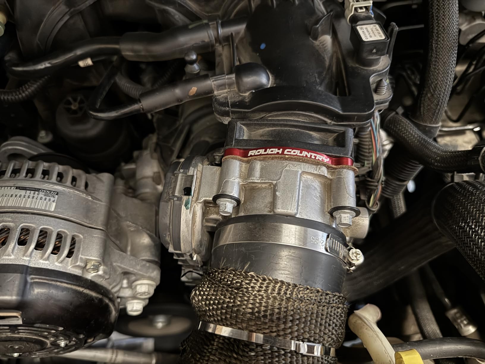Rough Country Throttle Body Spacer for Jeep Wrangler JK/JL&JT | 3.6L - 10561 customer photo 2