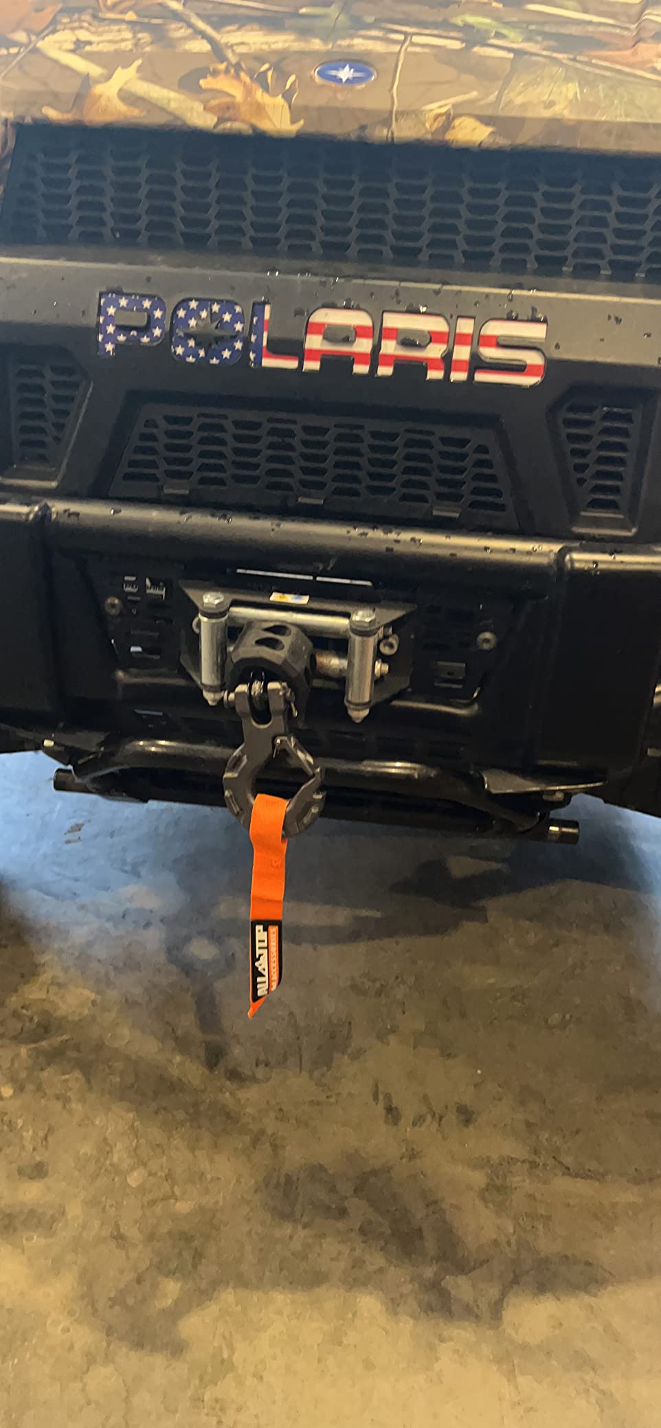 ALL-TOP Synthetic Winch Rope w/Hook & Isolator, 1/4in x 50ft, 9500Lbs UHMWPE Cable Replace Kit, Forged Hook & Rubber Stopper & Safety Pull Strap customer photo 1