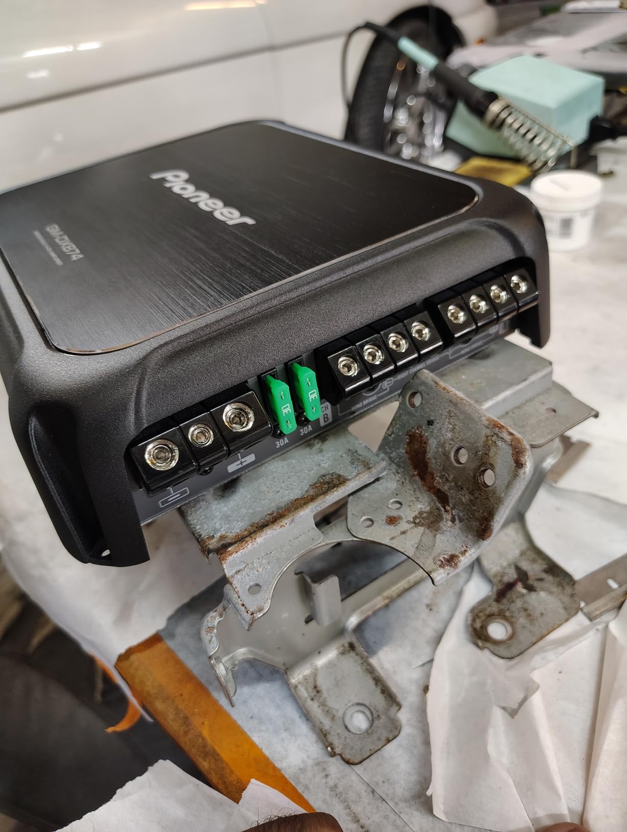 Pioneer GM-DX975 5-Channel Car Amplifier - 2000W Max, Efficient Class D, Bass Boost Control, Remote Bass Knob Included, Hi-Res Certified, Gold terminals, Full System amp with bass Control customer photo 1