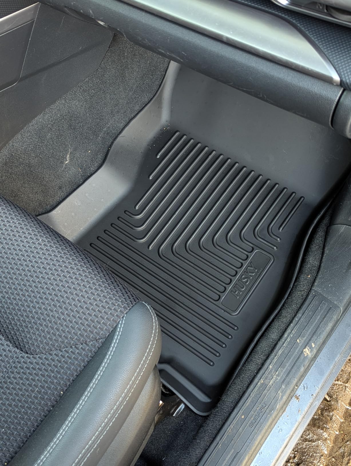 Husky Liners Weatherbeater Floor Mats | Fits 2019-2024 Subaru Forester | Front & 2nd Row, 3-pc Black - 95891 customer photo 2