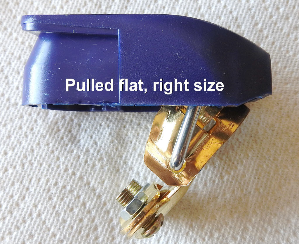 Ampper Quick Release Brass Battery Terminal Clamps, Quick Disconnect Battery Terminals with Red and Blue Cover for Top Post Battery (1 Pair) customer photo 1