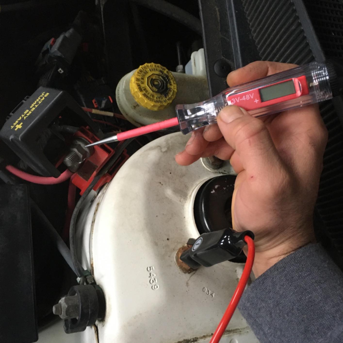 Heavy Duty 3-65V Backlit Digital LCD Circuit Tester, Test Light with 140 Inch Extended Spring Wire, Car Truck Low Voltage & Light Tester with Stainless Probe customer photo 1