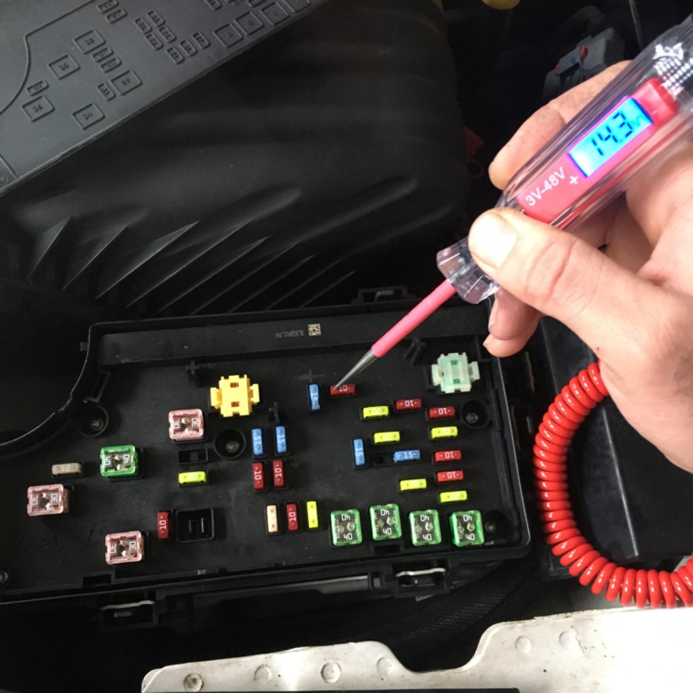 Heavy Duty 3-65V Backlit Digital LCD Circuit Tester, Test Light with 140 Inch Extended Spring Wire, Car Truck Low Voltage & Light Tester with Stainless Probe customer photo 2