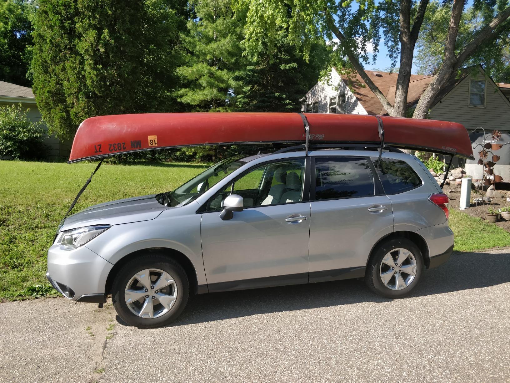 BRIGHTLINES Aero Roof Rack Cross Bars Luggage Rack Replacement for 2019 2020 2021 2022 2023 2024 Subaru Forester (NOT Fit Wilderness) customer photo 1