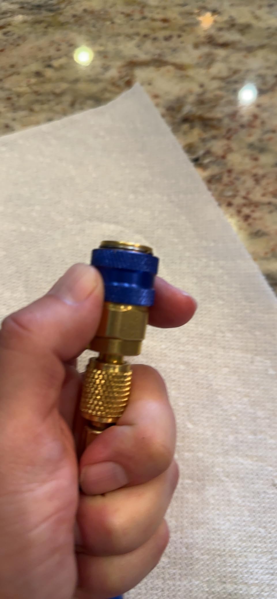 Aupoko R134A Car AC Refrigerant Charge Hose, 59'' AC Recharge Hose with Low Pressure Gauge customer photo 1