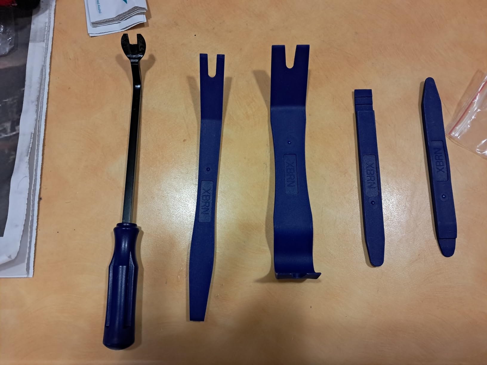 Auto Trim Removal Tool Kit,13 Pcs Car Panel Door Window Tools Kit,Auto Clip Fastener Remover Pry Tool Set Blue customer photo 2