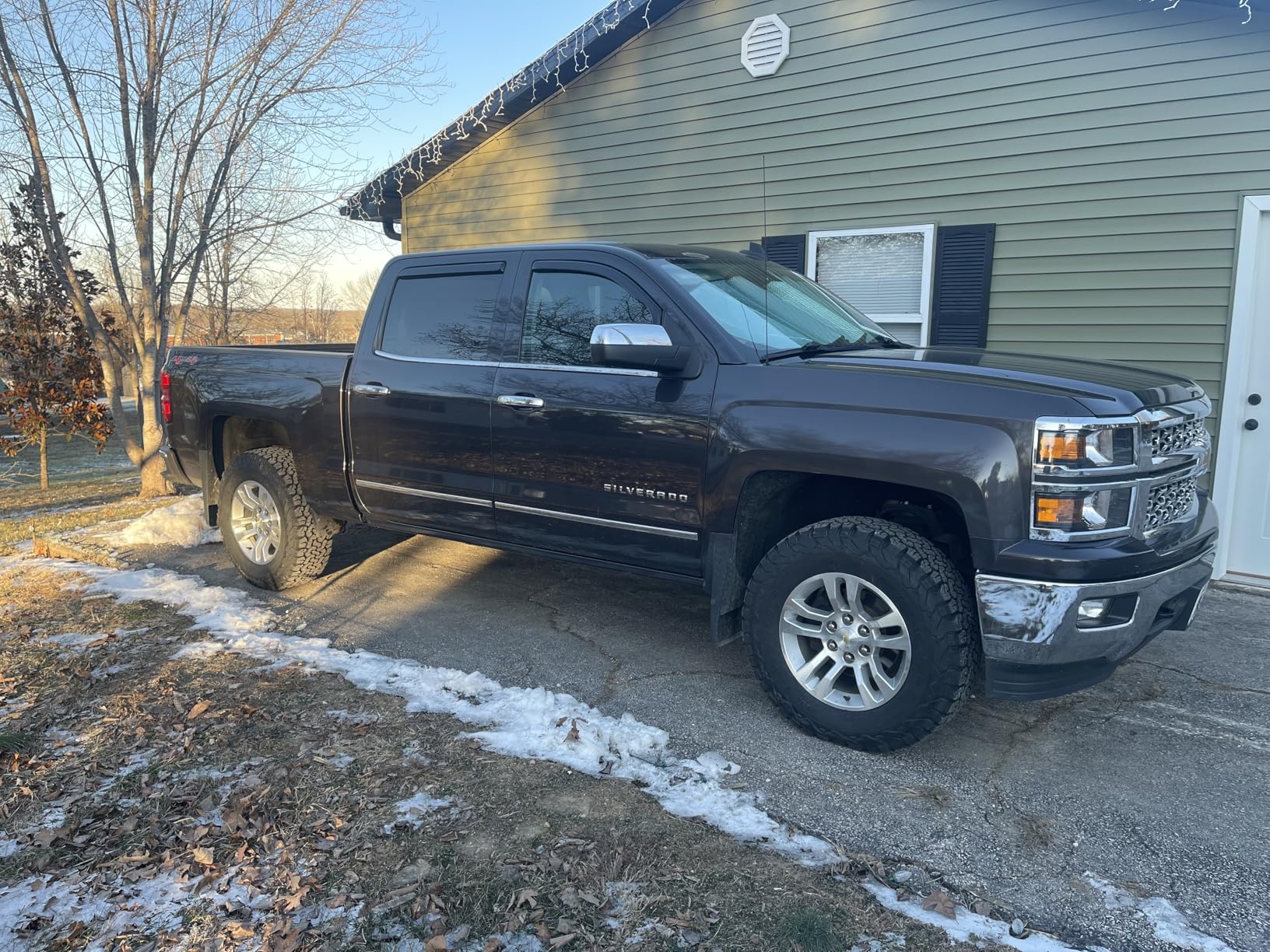 Chrome Door Handle Covers+Top Half Mirror Covers+Tailgate Cover (with Camera Hole) Compatible with Chevrolet Silverado GMC Sierra 1500 2500 3500 2014-2018 customer photo 2