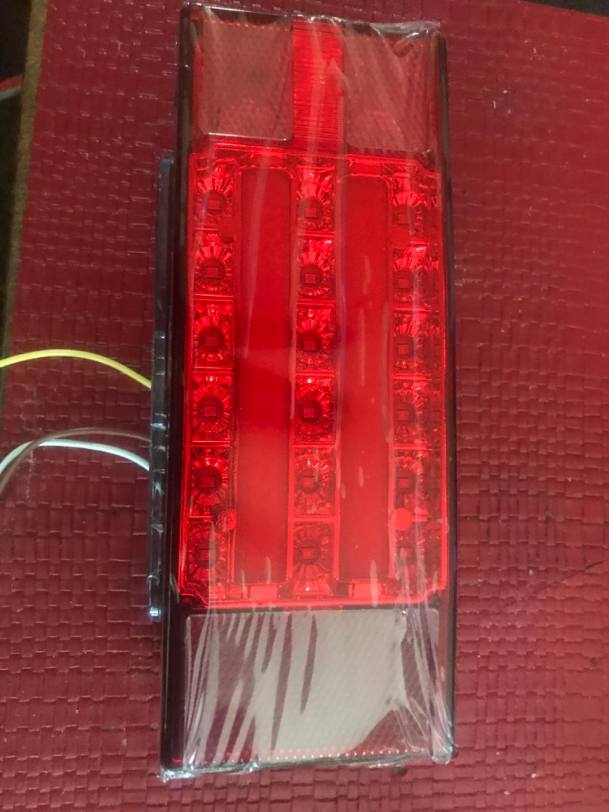 LINKITOM New Submersible LED Trailer Light Kit, Super Bright Brake Stop Turn Tail License Lights for Camper Truck RV Boat Snowmobile Over 80