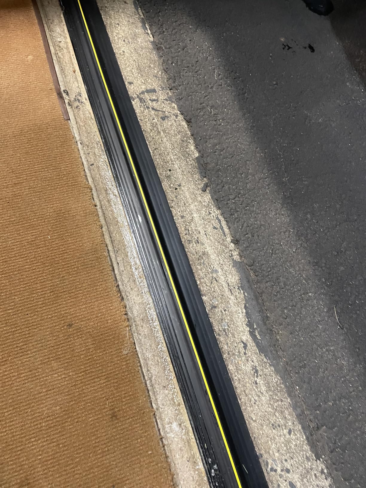 Papillon Garage Door Bottom Seal Strip, Weatherproof EPDM Rubber Threshold, Fits All Standard Doors, Easy for DIY Homeowners, No Adhesive (10Ft, Black) customer photo 2