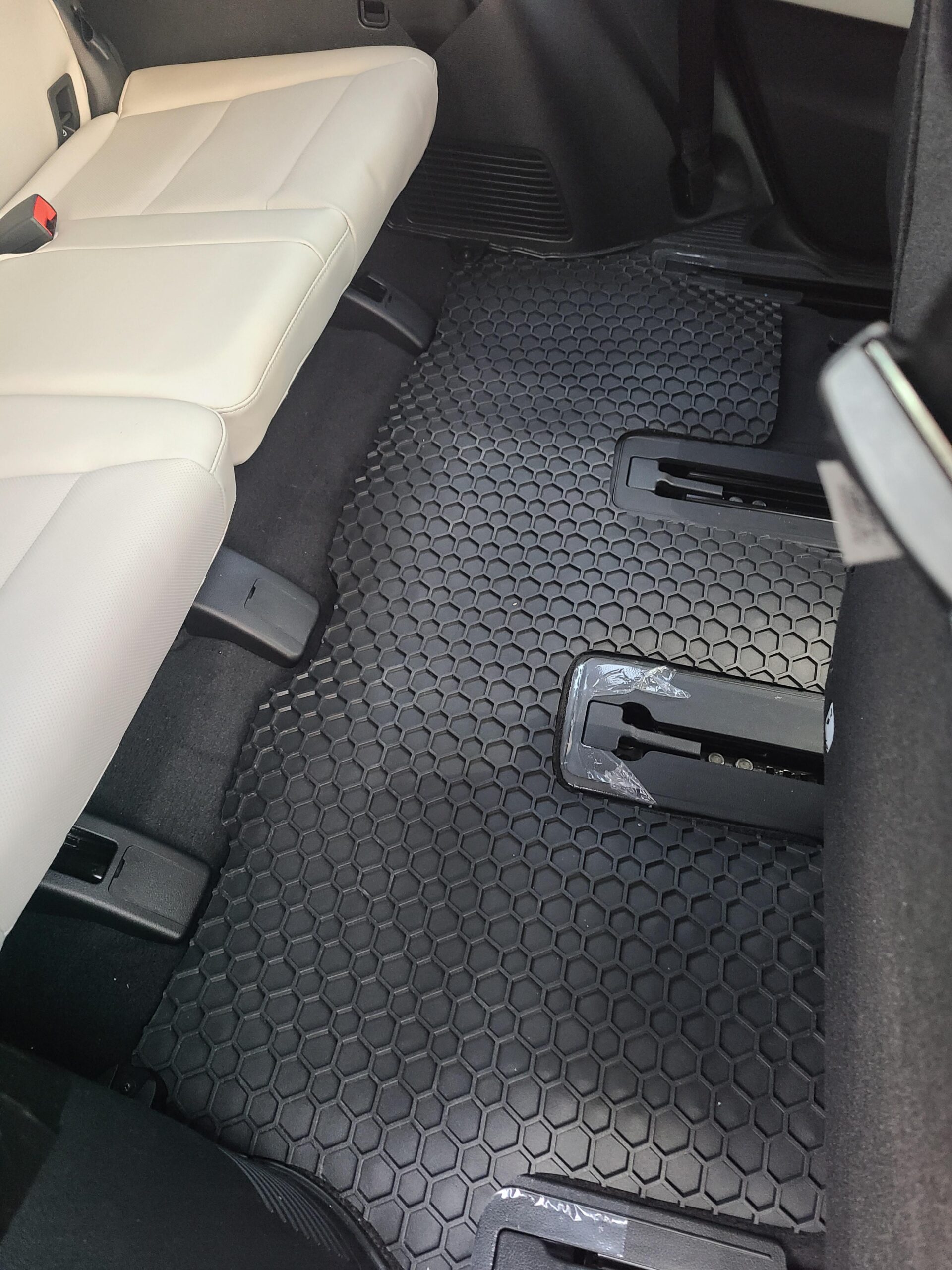 TOUGHPRO Cargo/Trunk Mats Accessories for Kia Telluride 3rd Row Down All Weather Heavy Duty (Made in USA) Black Rubber 2020 2021 2022 2023 2024 2025 customer photo 2