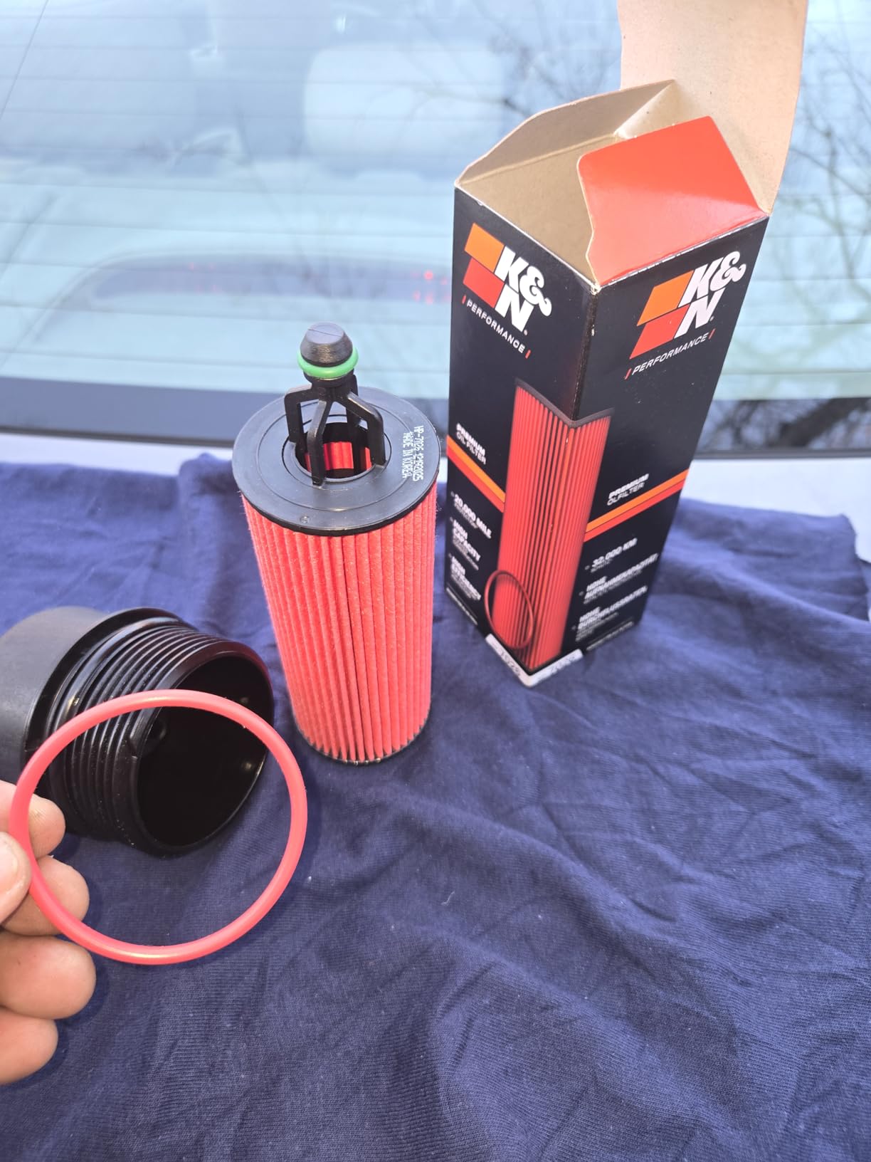 K&N Oil Filter: 20,000 Mile Engine Protection, High Capacity/High Efficiency: Compatible with Select CHRYSLER/DODGE/JEEP/RAM, HP-7026 customer photo 1