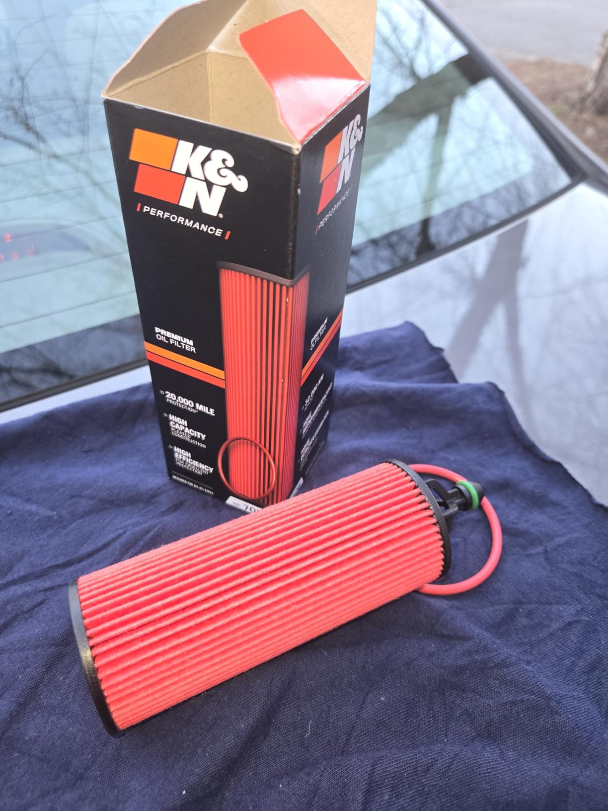 K&N Oil Filter: 20,000 Mile Engine Protection, High Capacity/High Efficiency: Compatible with Select CHRYSLER/DODGE/JEEP/RAM, HP-7026 customer photo 2