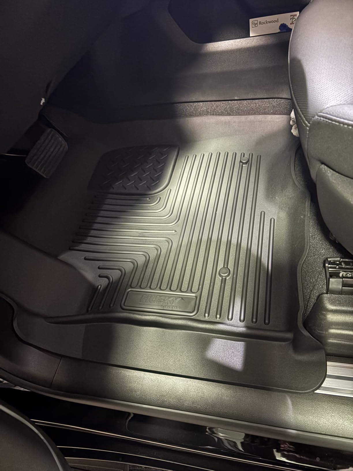 Husky Liners X-act Contour Floor Mats | Fits 2019-2026 Chevrolet Silverado & GMC Sierra 1500 & 2020-2026 Silv./Sierra 2500/3500 Crew CAB ONLY w/underseat strg | Front & 2nd Row, 3-pc Black - 54208 customer photo 1
