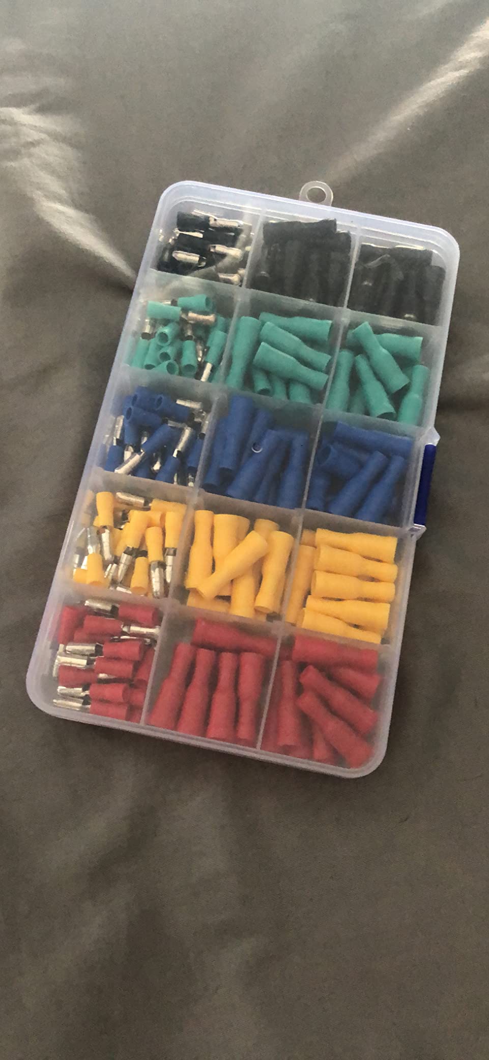 Qibaok 320PCS Heat Shrink Bullet Connectors Kit Female & Male Bullet Butt Terminals Insulated Waterproof Electrical Marine Crimp Automotive Connectors customer photo 2