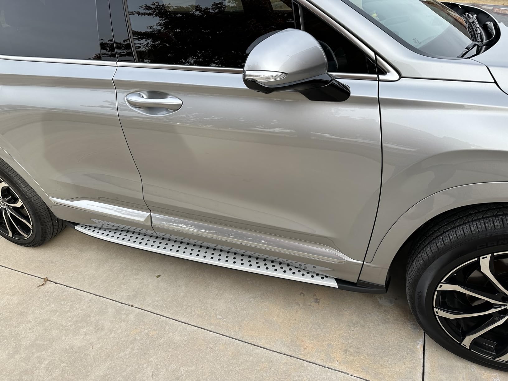 Snailfly Fit for Hyundai Santa Fe 2019-2023 Running Boards Protector Side Step Nerf Bar customer photo 2